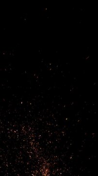 Magic Spells Sparks Effect Welding, Wall Hits, and Firecracker VFX Alpha Matte, 4K Sparks Overlay Films Movies. Red Yellow Glowing Sparks. Spark, Electricity Effects Engineering Cinematic Projects