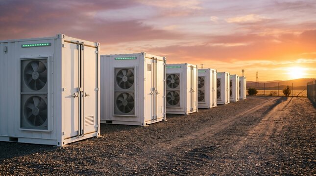 Industrial Battery Energy Storage System BESS for Renewable Grid