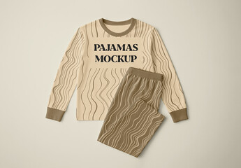 Pajamas Set Mockup