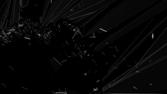 Glass cracking against a green screen background with sharp, dramatic effects showcasing cracks spreading rapidly. Breaking glass motion graphics. Cracked glass fracture effect Glass Shattered Breaks