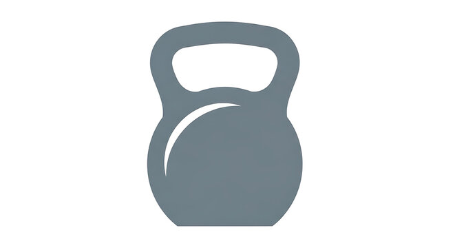 Kettlebell, fitness equipment, workout weight, exercise gear, gray