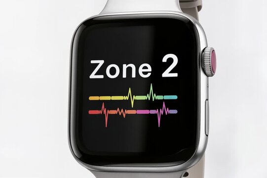 Watch Zone 2 Heart Rate Training Zones Display AI Generated Fitness Video