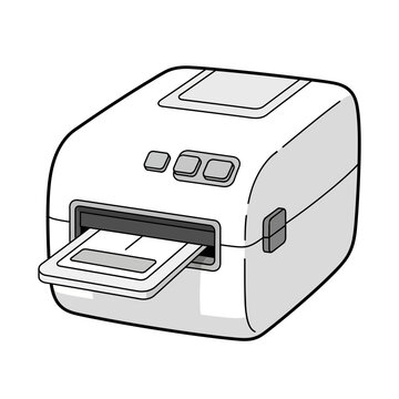 Modern Label Printer Device