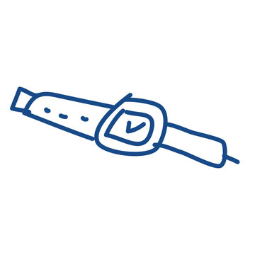 hand drawn watch