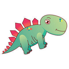 Green stegosaurus © JoyImage
