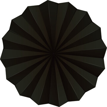 Paper circular fan