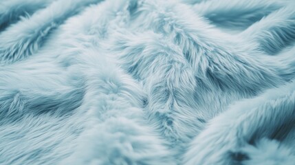 Obraz premium Light blue faux fur fabric texture background