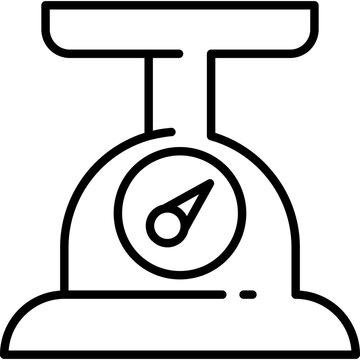 Scale Bar Map Line Icon