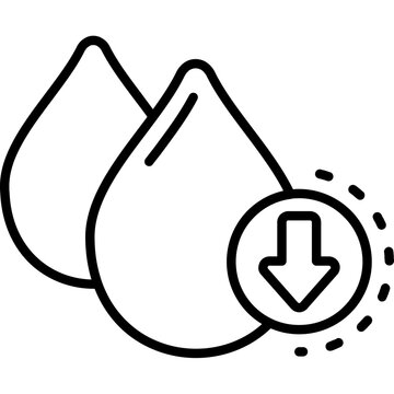 Low Fat Line Icon