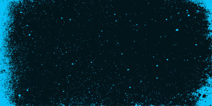 Rain drops on the window shimmer like blue starlight against the dark night sky as water particles drift through the black winter universe of a motion blurred galaxy