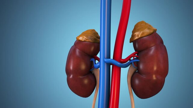 Addison Disease Adrenal Glands Medical Concept