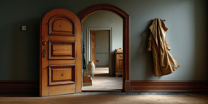Layers of thresholds and worn floors evoke feelings of quiet reflection and history