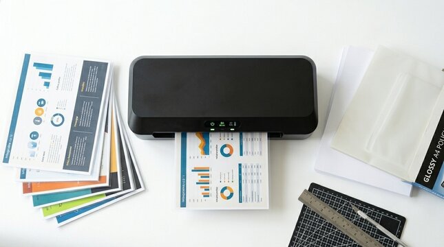 Laminator A4 Desk Laminator Machine Document Entering Slot
