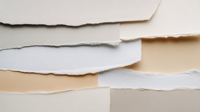 Torn Paper Texture Background for Graphic Designers Close Up