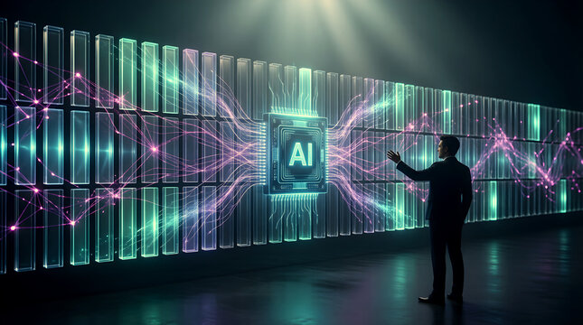 AI Presentation Builder for Marketing Director at Wall Display for CMO Brand Campaign Hero