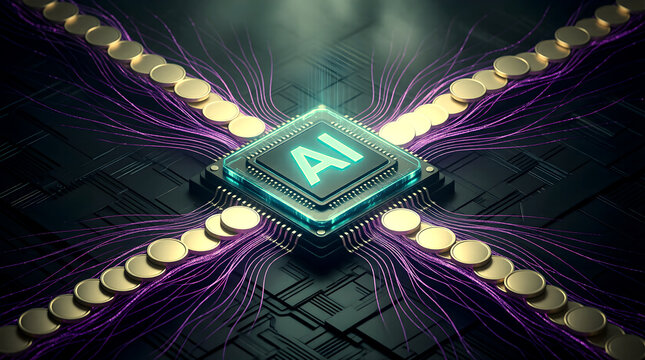 AI Tokenomics Token Flow Wireframe for AI Economy Whitepaper