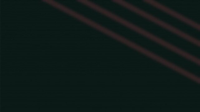Dark animated CRT slot mask texture with green scanlines, subtle pixel grid pattern, soft flicker, and red diagonal light streaks.