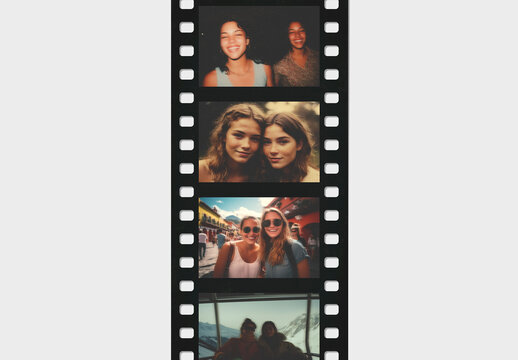 Analog Film Frame Mockup Template