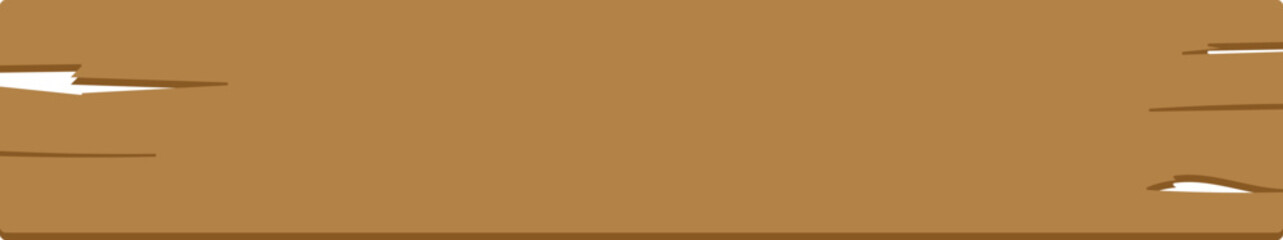 Blank wooden signpost board with copy space flat vector illustration © 윤미 김