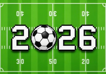 Obraz premium Soccer scoreboard 2 2 8