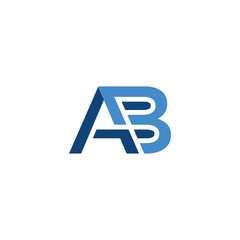 Obraz premium Letter AB Logo Icon Design Idea Concept Vector Symbol illustration.