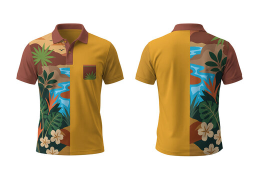 Polo T-shirt Design Template