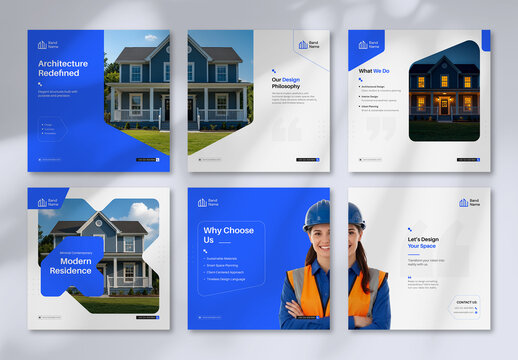 Architecture Social Media Carousel Post Template