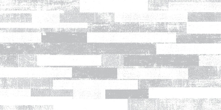 Abstract glitch grunge texture with horizontal white and grey geometric block patterns horizontal abstract geometric distressed background layering industrial technical material weathered