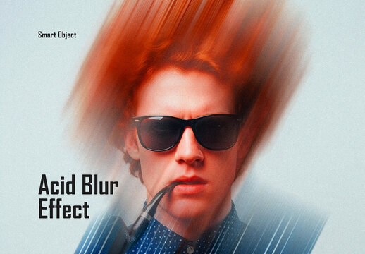 Acid Blur Photo Effect Style