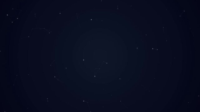 Deep Space Night Sky with Twinkling Stars and Infinite Universe
