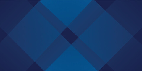 Obraz premium Abstract blue background with elegant diamond grid pattern. Modern geometric texture for professional business banners, luxury wallpaper, and minimal digital art. Vector illustration.