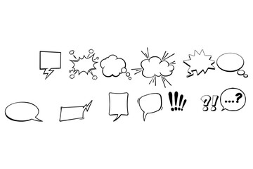hand drawing Boom icones © RIYAD