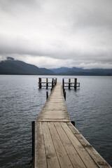 Obraz premium pier on the lake