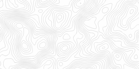 Black and white lines seamless Topographic map patterns, topography line map. Vintage outdoors style. The stylized height of the topographic map contour in lines and contours isolated on transparent. © armans