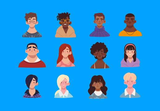 Avatar Illustration Set