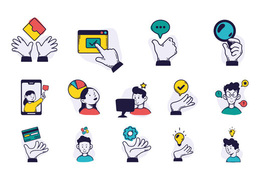 Development Icons Illustration Set