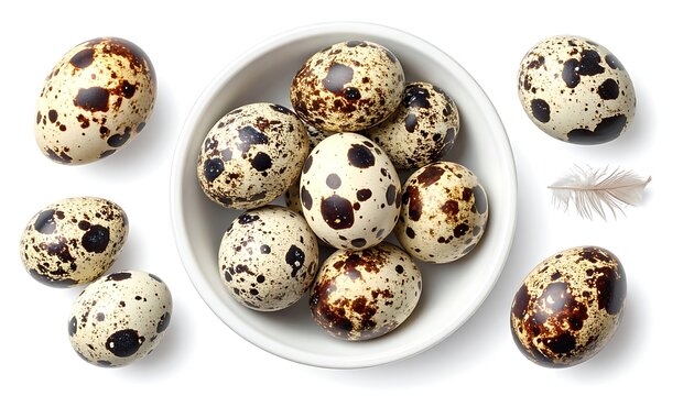 Small speckled eggs
