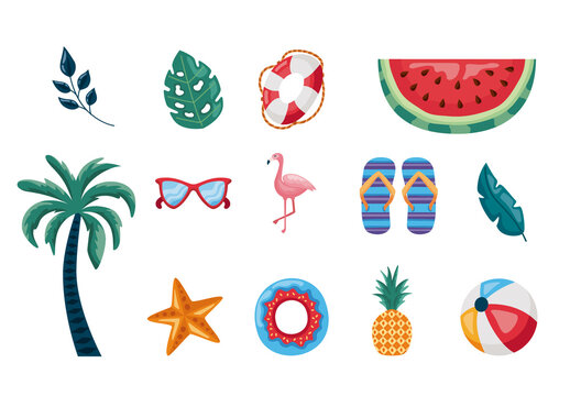 Summer Illustration Set