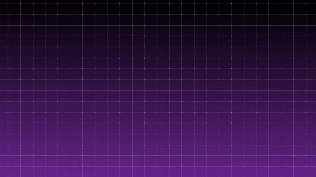 Seamless grid background moving loop animation. Animation grid line for video background moving right to left. Digital data technology graphic grid seamless looping animation