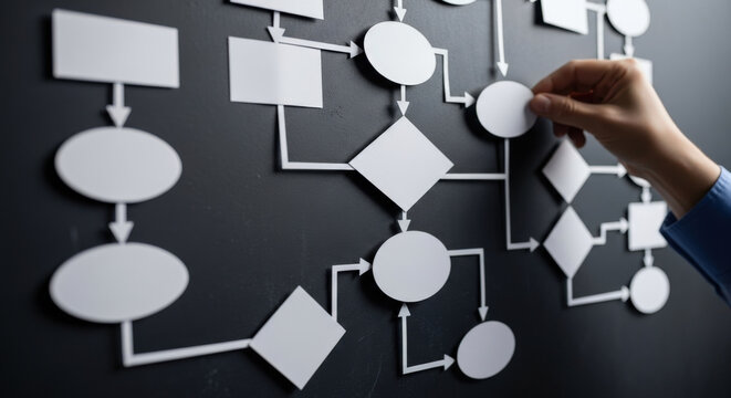 Flowchart Diagram Algorithm Process Planning Strategy Analyzing Development Creative Design System Workflow Business Innovation Management Solving Solution Problem