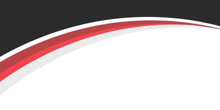 abstract red and blak business banner background with dynamic curves composition, eps 10