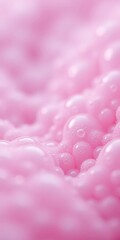 Fototapeta premium Velvet-like dimples bloom in pastel light, a microscopic landscape of sporting dreams, blurred into tenderness , minimal, dreamy