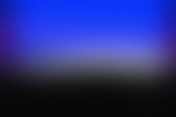 Obraz premium Deep blue and black grainy gradient background with soft light transition
