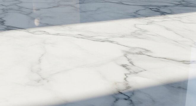 Marble surface with gray veins closeup.