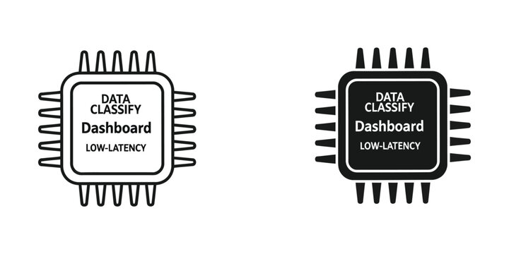 Comparison of data classification dashboard designs emphasizing low-latency performance