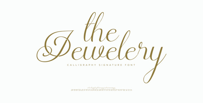 Golden Signature Modern Branding Font. signature Font Calligraphy Logotype Script elegant Font Type Font lettering handwritten 