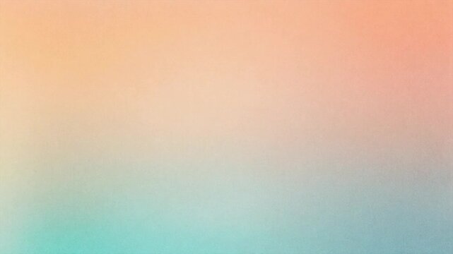 Smooth Gradient Background Animation 4K &mdash; Peach Teal Pastel Color Flow Seamless Loop Motion Graphic