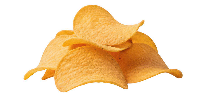 crunchy golden potato chips png crispy fried potato chips png delicious potato isolated transparent background image