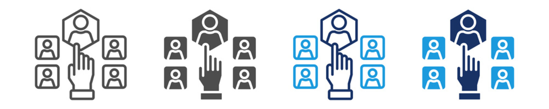 choosing icon set with multi concept
