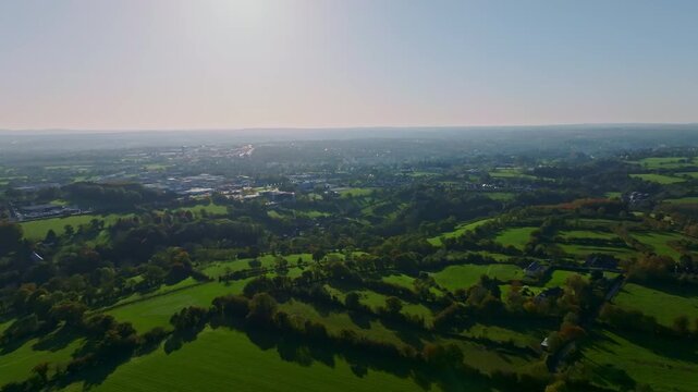 Survol de la campagne Normande en drone